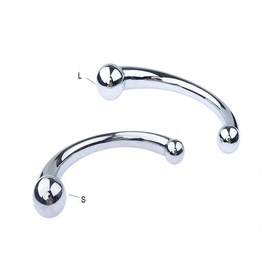 Stainless Anal Ended Hook Steel 5858 Elegant Double 1110